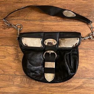 Vintage black gucci bag